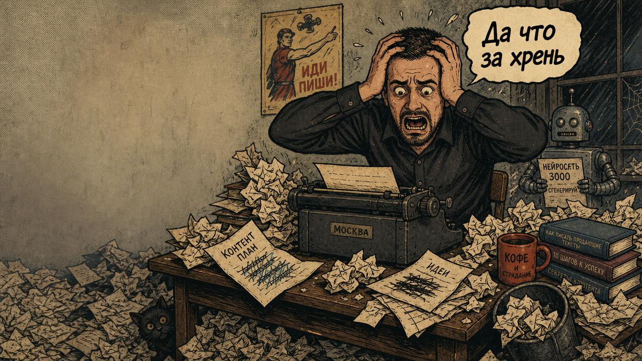 Комичная иллюстрация про неудачные запросы к ИИ